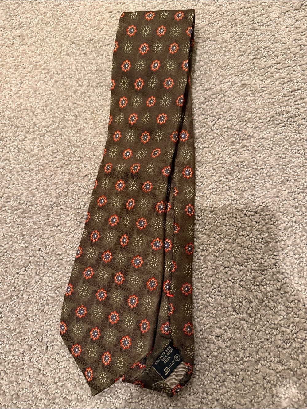 AMAZING MEN'S LIMITED EDITION ERMENEGILDO ZEGNA BLACK LABEL VINTAGE TIE - ITALY